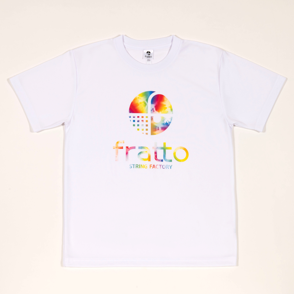 frattoオリジナル　　Tシャツ　　　　　　タイダイ柄　ホワイト