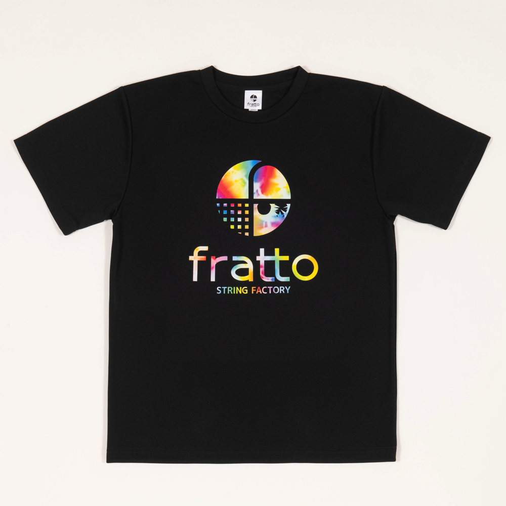 frattoオリジナル　　Tシャツ　　　　　　タイダイ柄　ブラック