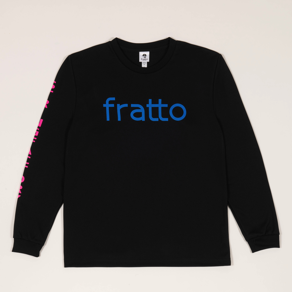 frattoオリジナル　　3色ロングTシャツ　　ブラック