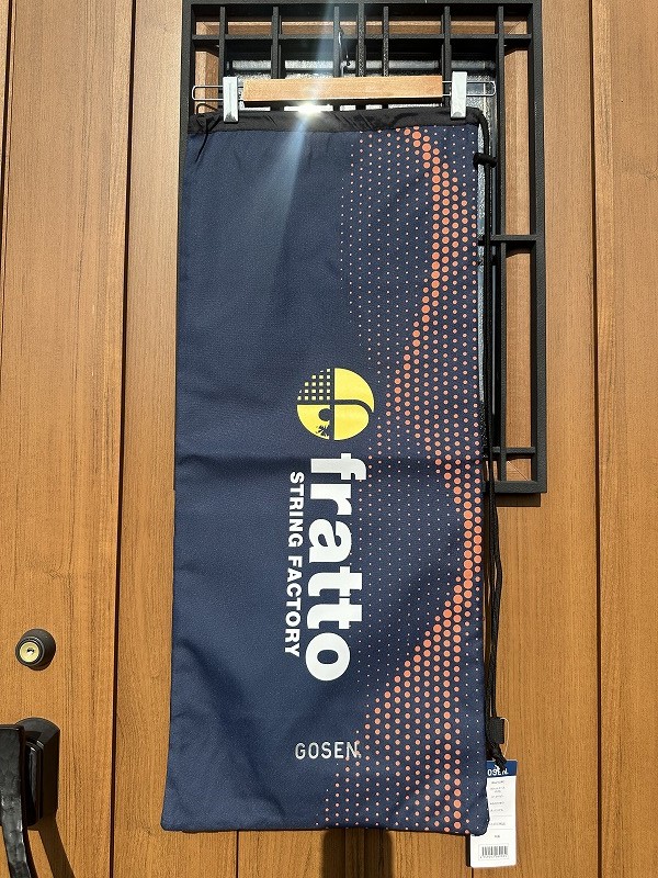 GOSEN x fratto 　ラケットケース　ネイビーｘイエロー　※数量限定