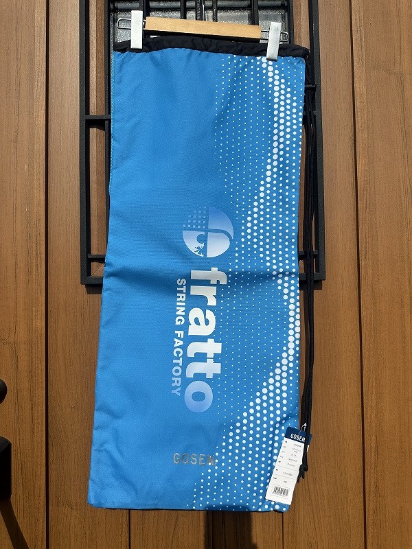 GOSEN x fratto 　ラケットケース　スカイブルーｘホワイト（グラデーション）　※数量限定