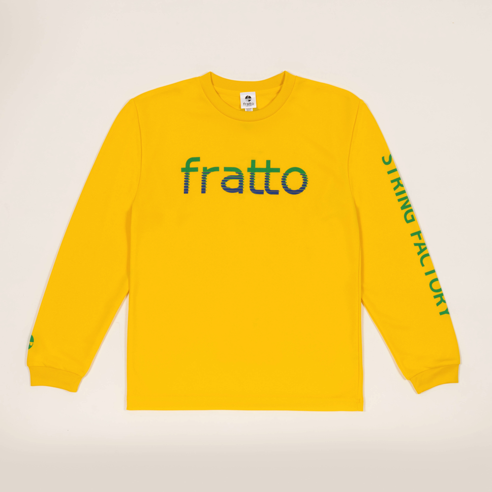 frattoオリジナル　　ロングTシャツ　　　シャドー　　イエロー