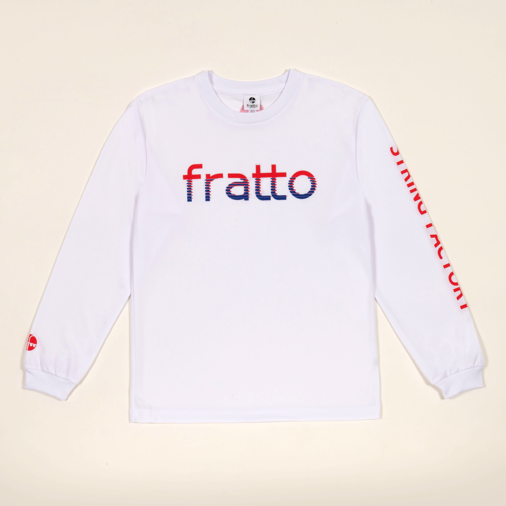 frattoオリジナル　　ロングTシャツ　　　シャドー　　ホワイト