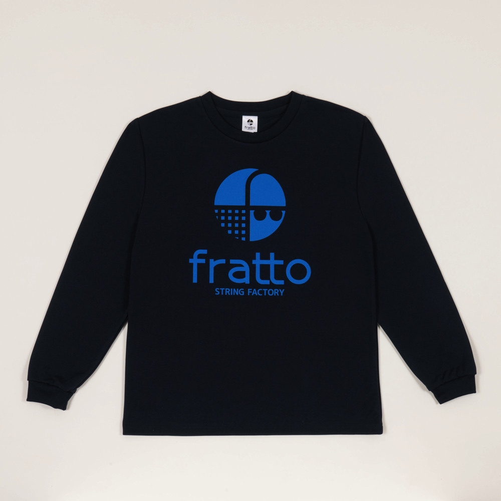 frattoオリジナル　　ロングTシャツ　　　マーク　　　　　　　ネイビーxブルー