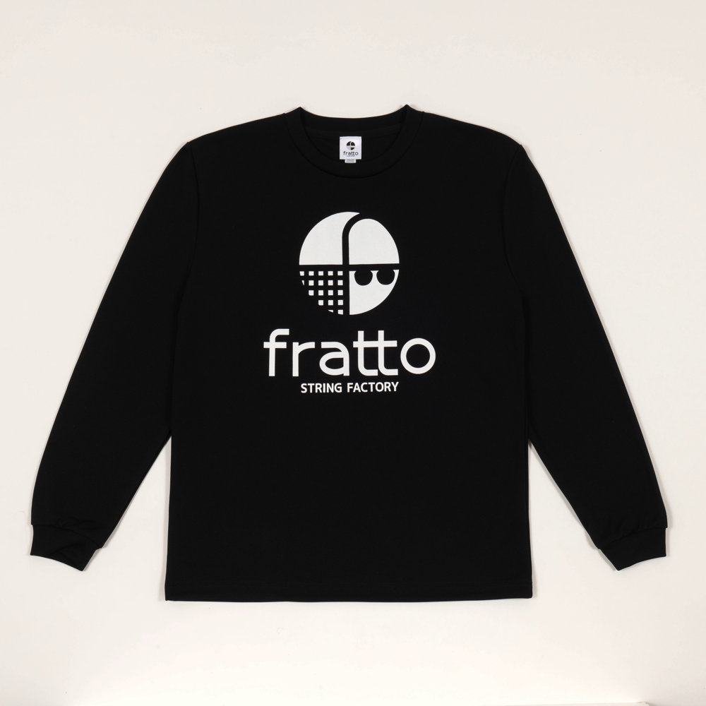 frattoオリジナル　　ロングTシャツ　　　マーク　　　　　　　ブラックｘホワイト