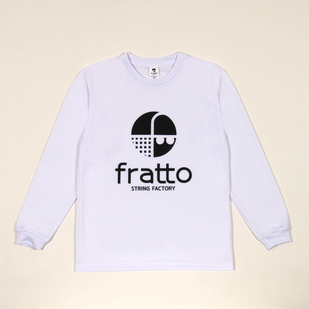 frattoオリジナル　　ロングTシャツ　　　マーク　　　　　　　ホワイトｘブラック