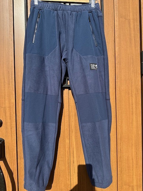 MIZUNO　frattoロゴ+　フリースパンツ　ブルー